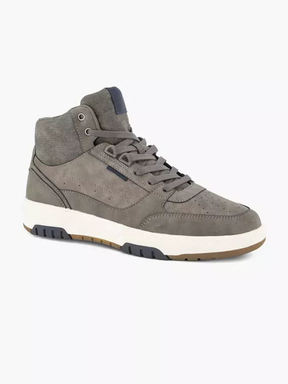 Grijze Hoge Sneaker - Afbeelding 6