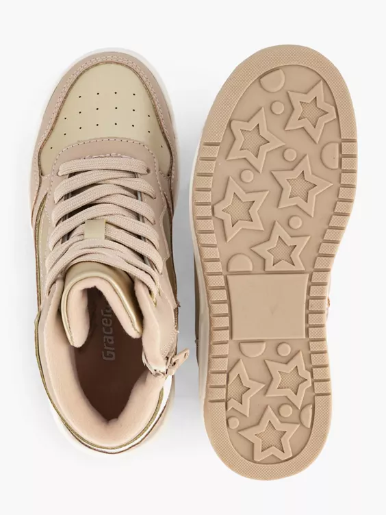 Roze Hoge Sneaker - Afbeelding 3