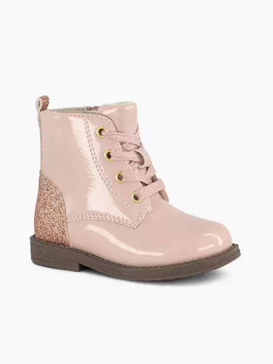 Roze Veterboot Lak - Afbeelding 6