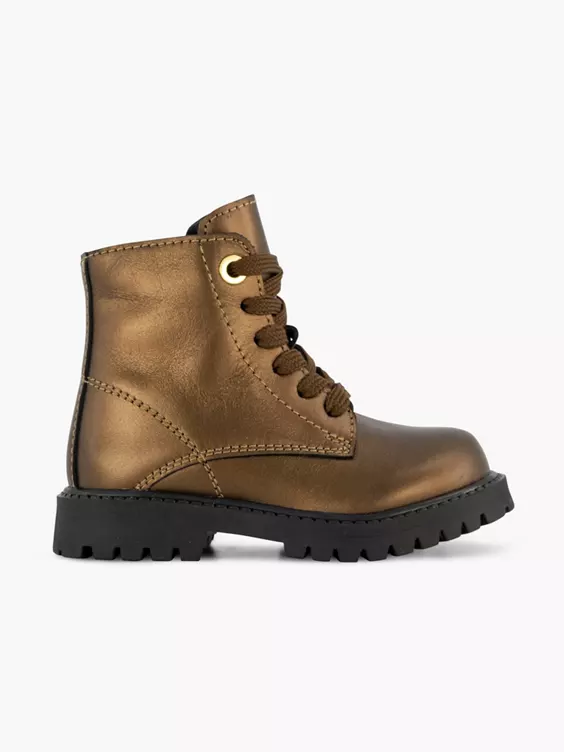 Bronskleurige leren veterboot Bronskleurige Leren Veterboot -Skechers Winkel 2243612 H1