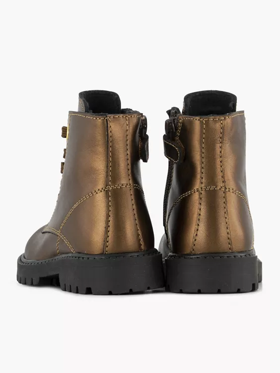 Bronskleurige leren veterboot Bronskleurige Leren Veterboot -Skechers Winkel 2243612 H4