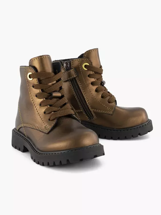 Bronskleurige leren veterboot Bronskleurige Leren Veterboot -Skechers Winkel 2243612 H5