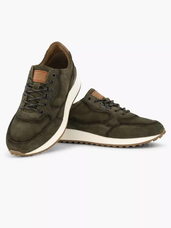 Groene Leren Chunky Sneaker - Afbeelding 5