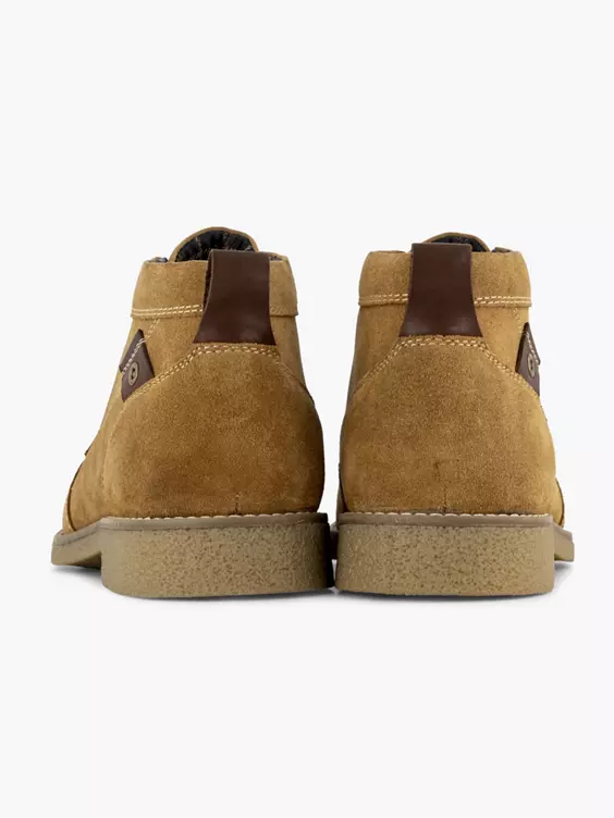 Beige Suéde Veterboot - Afbeelding 4