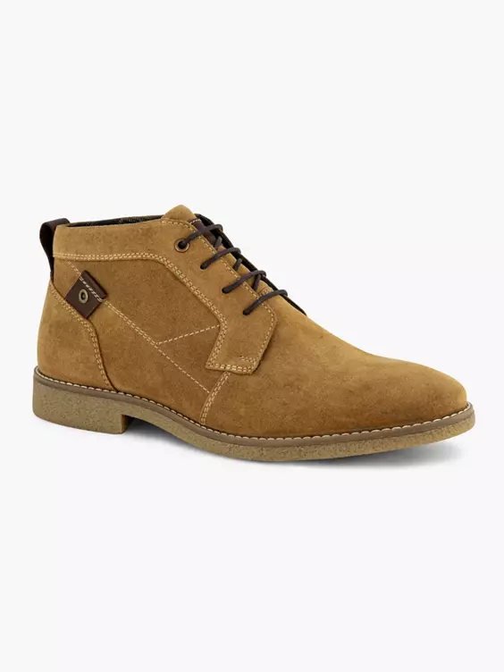 Beige Suéde Veterboot - Afbeelding 6